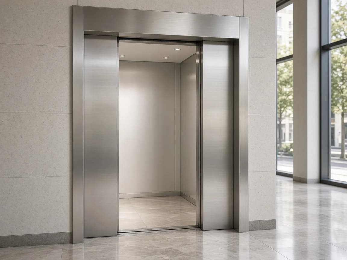 Lift u poslovnoj zgradi — dekorativna pozadina